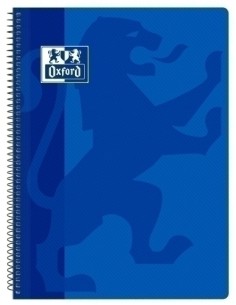 BLOCK OXF.SCH.PP Fº 80h CD.4 AZUL MARINO - Pack de 5 unidades